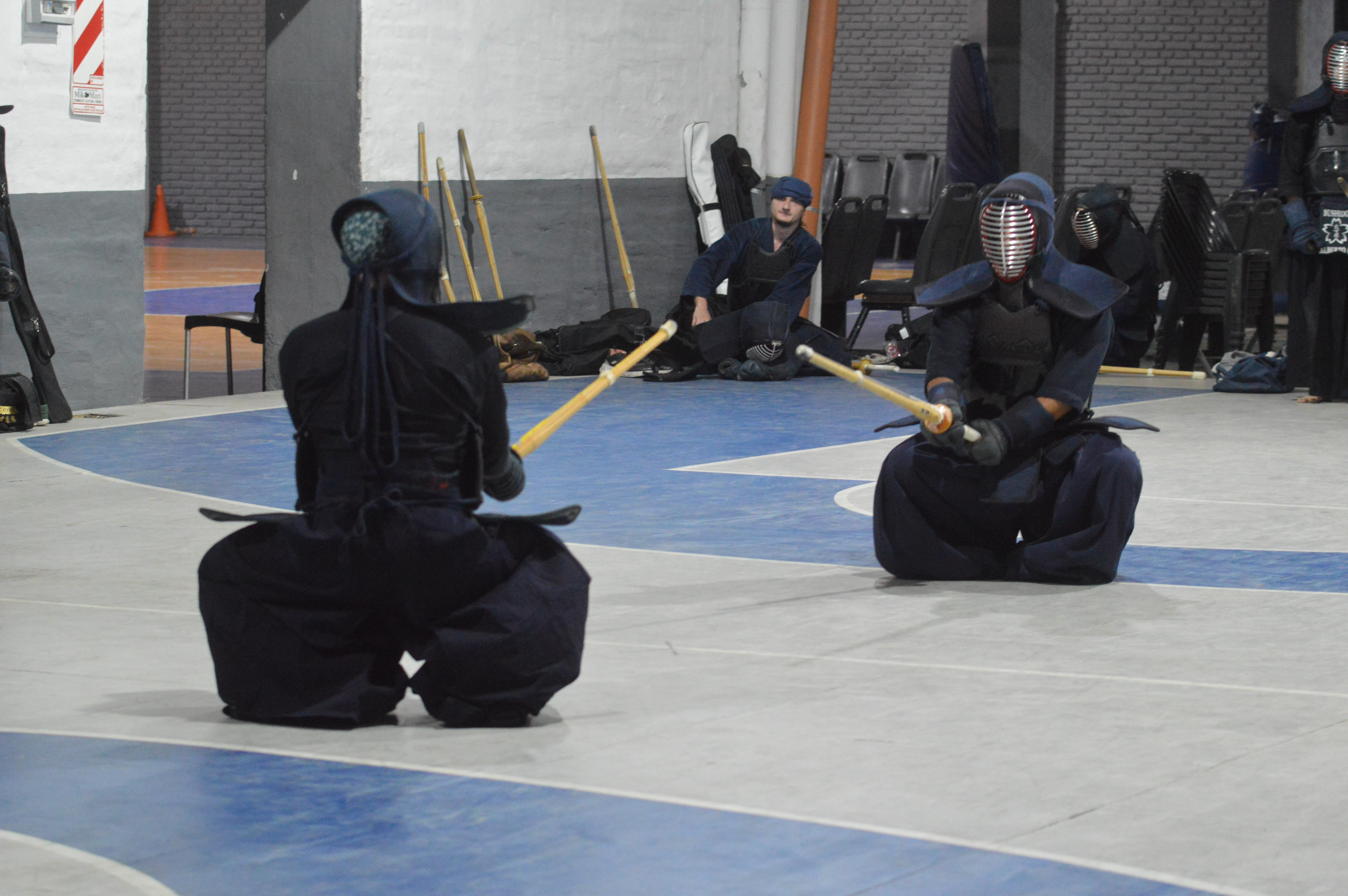 Sesión de entrenamiento de Kendo